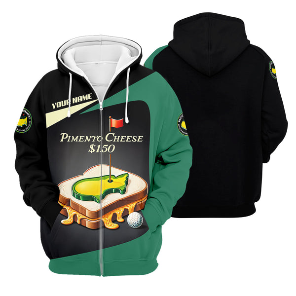 Maxcorners Pimento Cheese Augusta Golf Course Custom Men's Golf Polo Shirt, Funny Golf Gifts