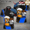 Maxcorners Golf Funny Cowboy Beer Design Customized Name, Team Name Shirts (2 colors)