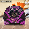 Maxcorners Darts Raging Bull and Dartboard Personalized Name 3D Classic Cap