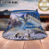 Maxcorners Fishing Water Splash Fish Scale Collage Personalized 3D Bucket Hat (13 Fish Species)