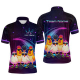 Maxcorners Funny Chicken Bowling Shirts for Women Men Team Bowling Jerseys  LM0910