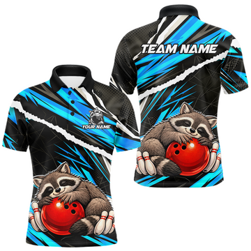 Maxcorners Custom Funny Falcon Bowling Jersey for Men Unisex Bowling Shirts for Team Polo & 1/4 Zip