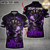 Maxcorners Darts Fire Skull Dartboard Multicolor Customized Name Team 3D Shirt