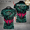 Maxcorners Darts Dark Wolf Target Apocalypse Multicolor Customized Name, Team Name 3D Shirts