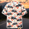 Maxcornerss Personalized Hot Rod Classic Car Red Floral Hawaiian Shirt 9 (Sample)