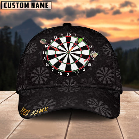 Maxcorners Darts Golden Time Multicolor Option Personalized Name 3D Cap