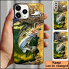 Maxcorners Fishing Bass Skin  Personalized Name Phone Case LM1812