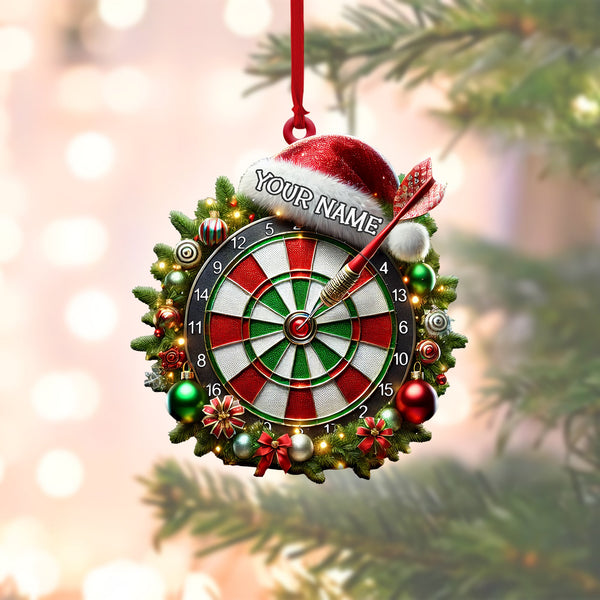 Maxcorners Dart Board, Custom Dart Board Ornaments, Christmas Gift For Dart Lovers