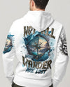 Maxcorners Not All Who Wander Are Lost Compass All Over Print LM2101