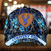 Maxcorners Deer Hunting Leather Pattern 3D Multicolor Personalized Cap