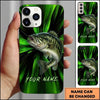Maxcorners Fishing Phone Case Energy Beam Design Custom Name Phone Case