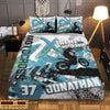 Maxcorners Motocross 29 Multicolor Option Personalized Bedding Set