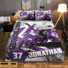 Maxcorners Motocross 29 Multicolor Option Personalized Bedding Set