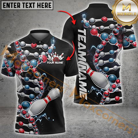 Maxcorners Genetic Strike Bowling Jersey Personalized Name 3D Unisex Shirt