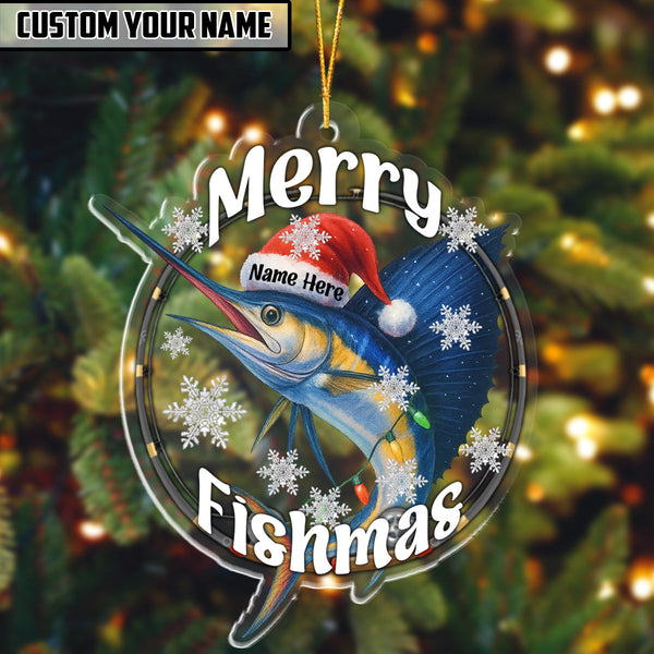 Maxcorners Fishing Customized Acrylic Ornament For Fishing Lovers