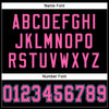 Maxcorners Custom Black Pink-Light Blue Mesh Authentic Football Jersey LM2605