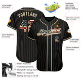 Maxcorners Custom 3D Pattern Design Ukrainian Flag Premium Baseball Jersey LM0210