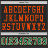 Maxcorners Custom Black Kelly Green-Orange Mesh Authentic Football Jersey LM2605