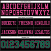 Maxcorners Custom Black Kelly Green-Pink Authentic Football Jersey LM2605