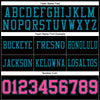 Maxcorners Custom Black Pink-Teal Authentic Football Jersey LM2605