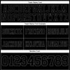 Maxcorners Custom Black Steel Gray Authentic Football Jersey LM2605
