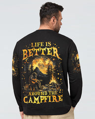 Maxcorners Life Is Better Around The Campfire Bigfoot All Over Print LM2101
