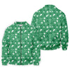 Maxcorners Golf Items Seamless Pattern St. Patrick’s Day Shamrock Golf Shirt, Polo Shirts For Men, Golf Shirts For Men