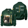 Maxcorners Birdie Bogey Eagle Par Golf And Beer St Patrick's Day Green Golf Tops For Men, Golf Shirts For Men