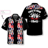 Maxcorners Bowling Pattern Border Hawaiian Shirt