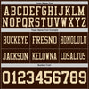 Maxcorners Custom Brown Cream Authentic Football Jersey LM2605