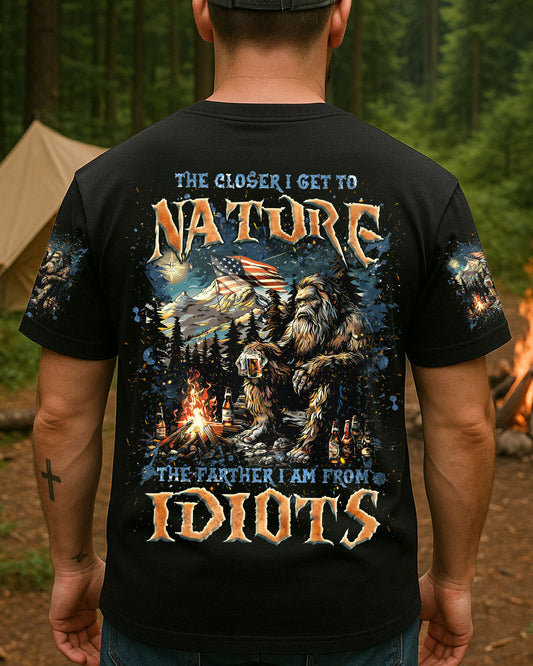 Maxcorners The Closer I Get To Nature Bigfoot All Over Print LM1601