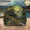 Maxcorners Swamp Fishing Scene Custom Name Fishing Cap