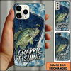 Maxcorners Vintage Lure Design Custom Name Fishing Phone Case