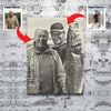 Maxcorners Personalized fishing art canvas custom photo sharing your joy canvas LM0101