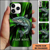 Maxcorners Fishing Phone Case Energy Beam Design Custom Name Phone Case