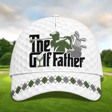 Maxcorners The Golf Father 3D Golf Personalized Name Cap