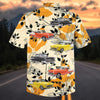 Maxcorners Personalized 1950s Chevy Bel Air Car Autumn Leaf Hawaiian Shirt