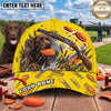 Maxcorners Yellow Shotgun Clay Target Labrador Trap Shooting Personalized Name 3D Cap