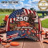 Maxcorners USA 250th Anniversary Labrador Trap Shooting Personalized Name 3D Cap
