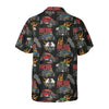 Maxcorners Colorful Hot Rod Pattern Hawaiian Shirt