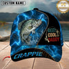 Maxcorners Reel Cool Daddy Lightning Customized Name Fishing Cap