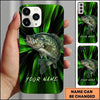Maxcorners Fishing Phone Case Energy Beam Design Custom Name Phone Case
