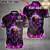 Maxcorners Darts Flaming Skull And Dartboard Red Fire Multicolor Customized Name, Team Name 3D Shirts
