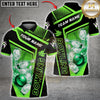 Maxcorners Bowling Geometric Bowling Ball And Pins Multicolor Customized Name, Team Name 3D Shirts