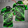 Maxcorners Darts Electric Blue Dartboard & Flying Darts Multicolor Customized Name, Team Name 3D Shirts