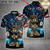 Maxcorners Darts American Flag Funny Dartboard Character Multicolor Customized Name, Team Name 3D Shirts