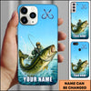 Maxcorners Fishing Ocean Splash Personalized Name 3D Phone Case