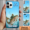 Maxcorners Fishing Ocean Splash Personalized Name 3D Phone Case