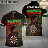 Maxcorners Darts Graffiti Teddy Bear Dartboard Multicolor Customized Name, Team Name 3D Shirts