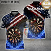 Maxcorners Darts Patriotic Bullseye Impact Multicolor Customized Name, Team Name 3D Shirts